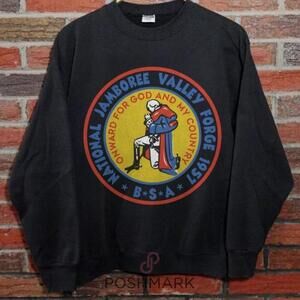 1957 Boy Scouts National Jamboree Vintage Style Graphic Sweatshirt